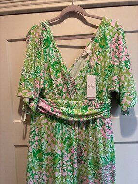 Lilly Pulitzer Pink & Green Dress